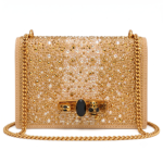 حقيبة سهرة ألكسندر ماكوين المرصعة بالكريستال (Alexander McQueen Jewelled Satchel)