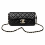 حقيبة شانيل الكلاسيكية بالألوان المعدنية (Chanel Metallic Classic Flap Bag) - جودة مطابقة للأصلي - Image 4