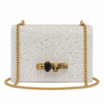 حقيبة سهرة ألكسندر ماكوين المرصعة بالكريستال (Alexander McQueen Jewelled Satchel) - Image 2
