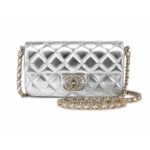 حقيبة شانيل الكلاسيكية بالألوان المعدنية (Chanel Metallic Classic Flap Bag) - جودة مطابقة للأصلي - Image 2